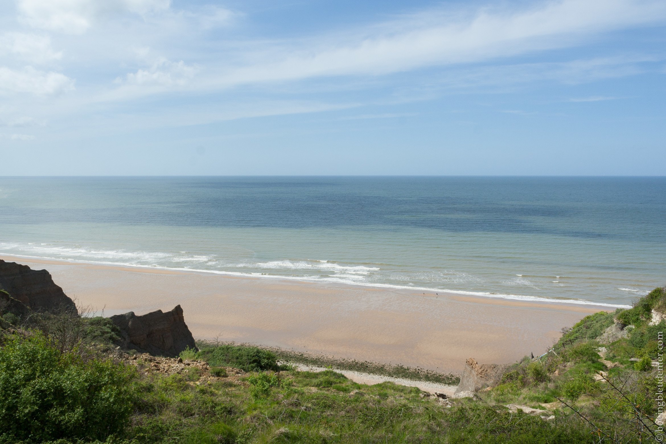 Week-end de camping en Normandie : vue sur la mer