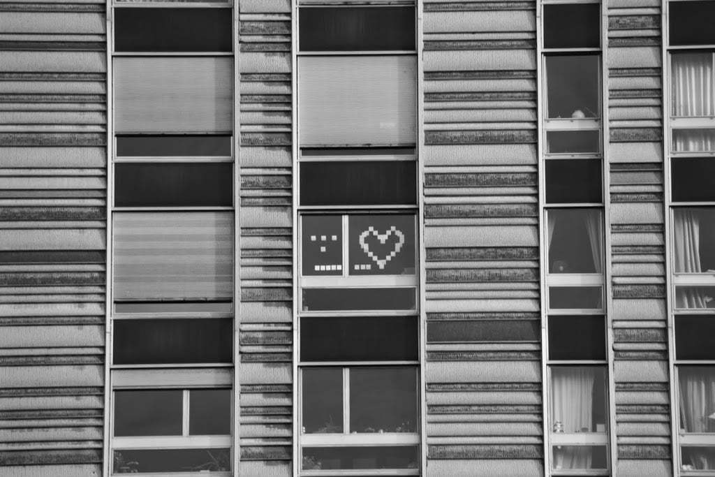 Mon Paris imaginaire : coeur post-it