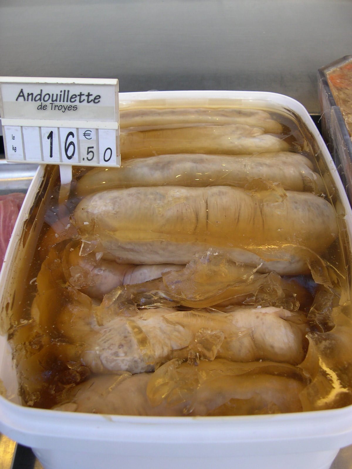 Soirée andouillette: priée d’apporter mon blanc de poulet