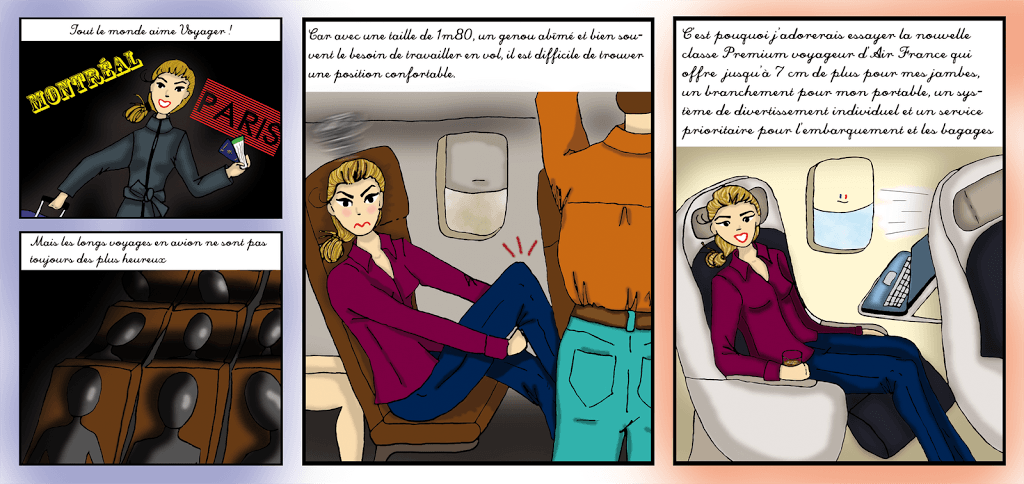 Laissez-moi essayer la classe Premium Voyageurs d&rsquo;Air France !