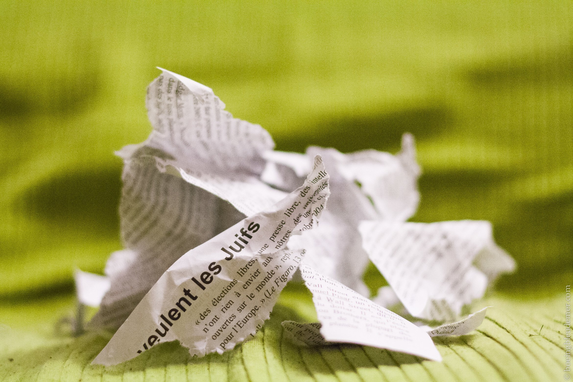 Quand le dégoût arrive par la boîte aux lettres: le pamphlet antisémite