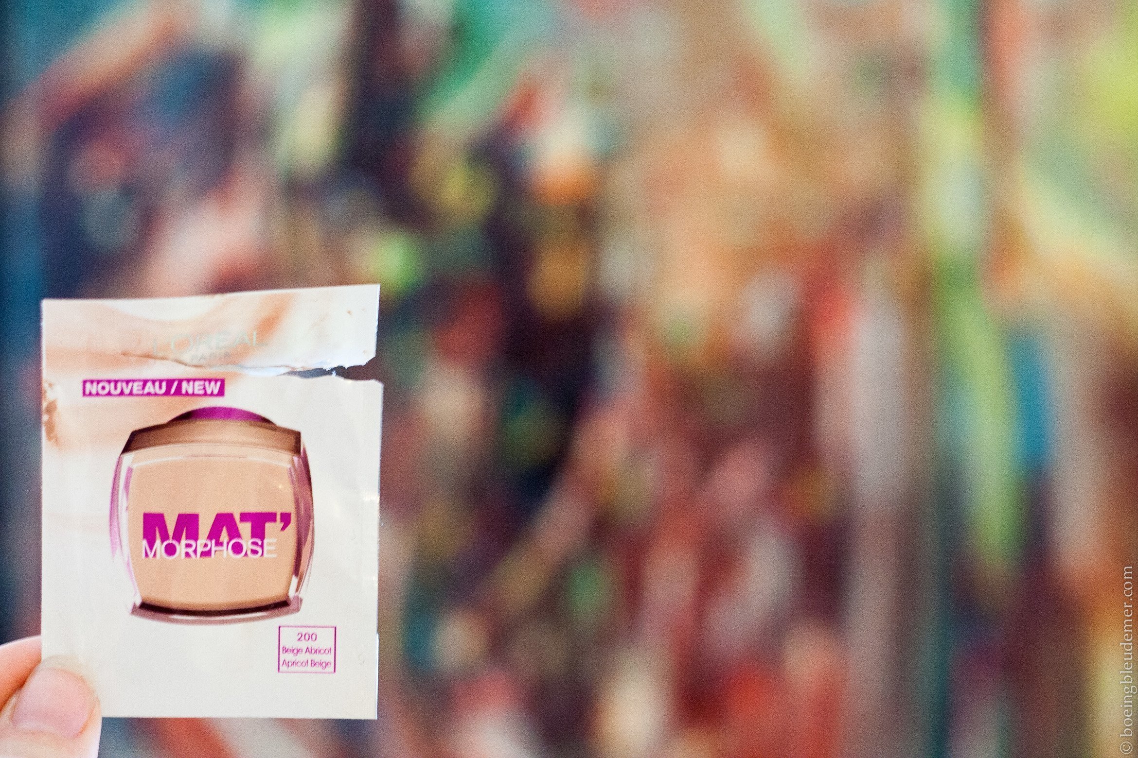 Test du fond de teint Mat' Morphose