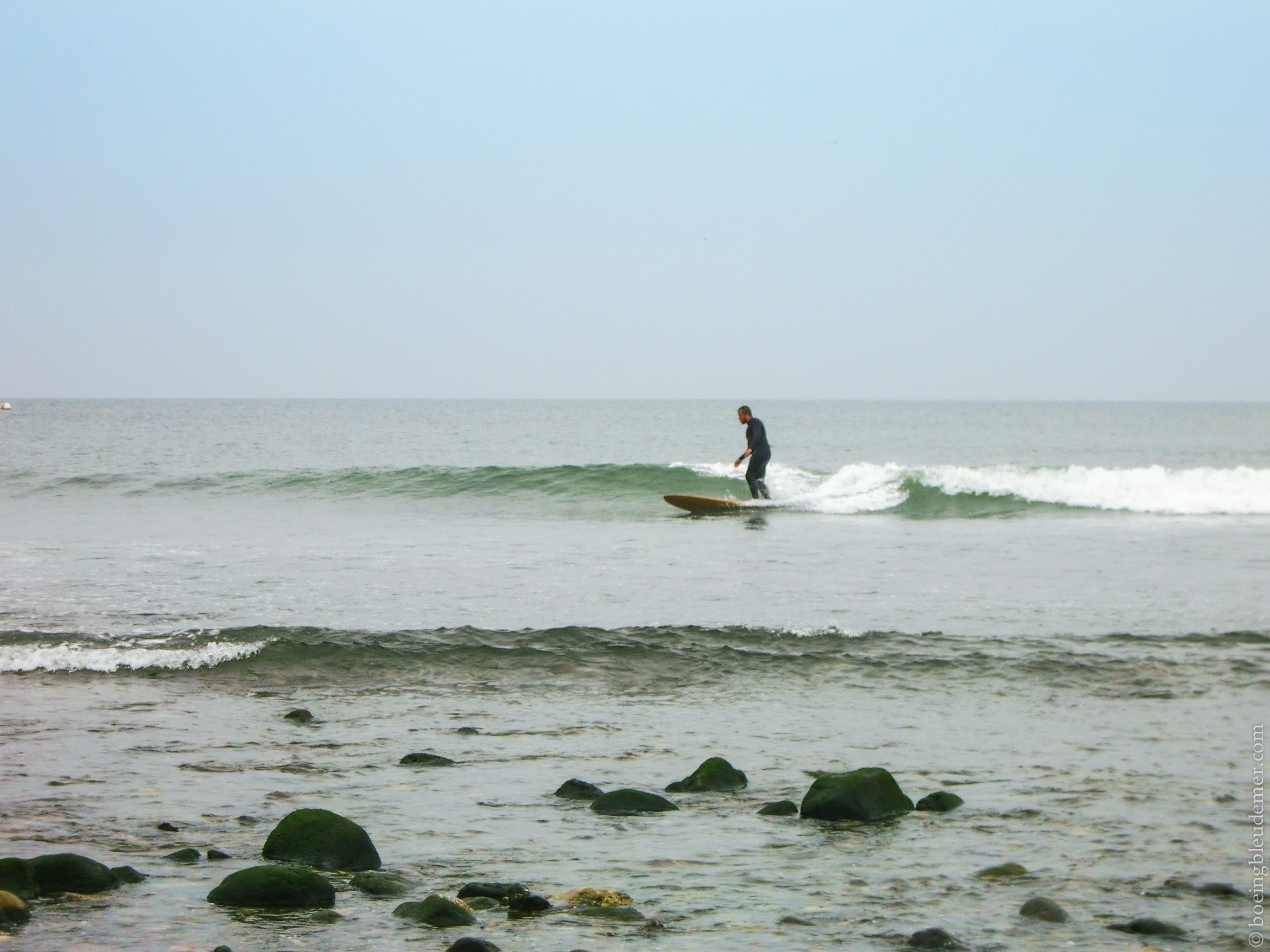 Au revoir Californie: surfeur