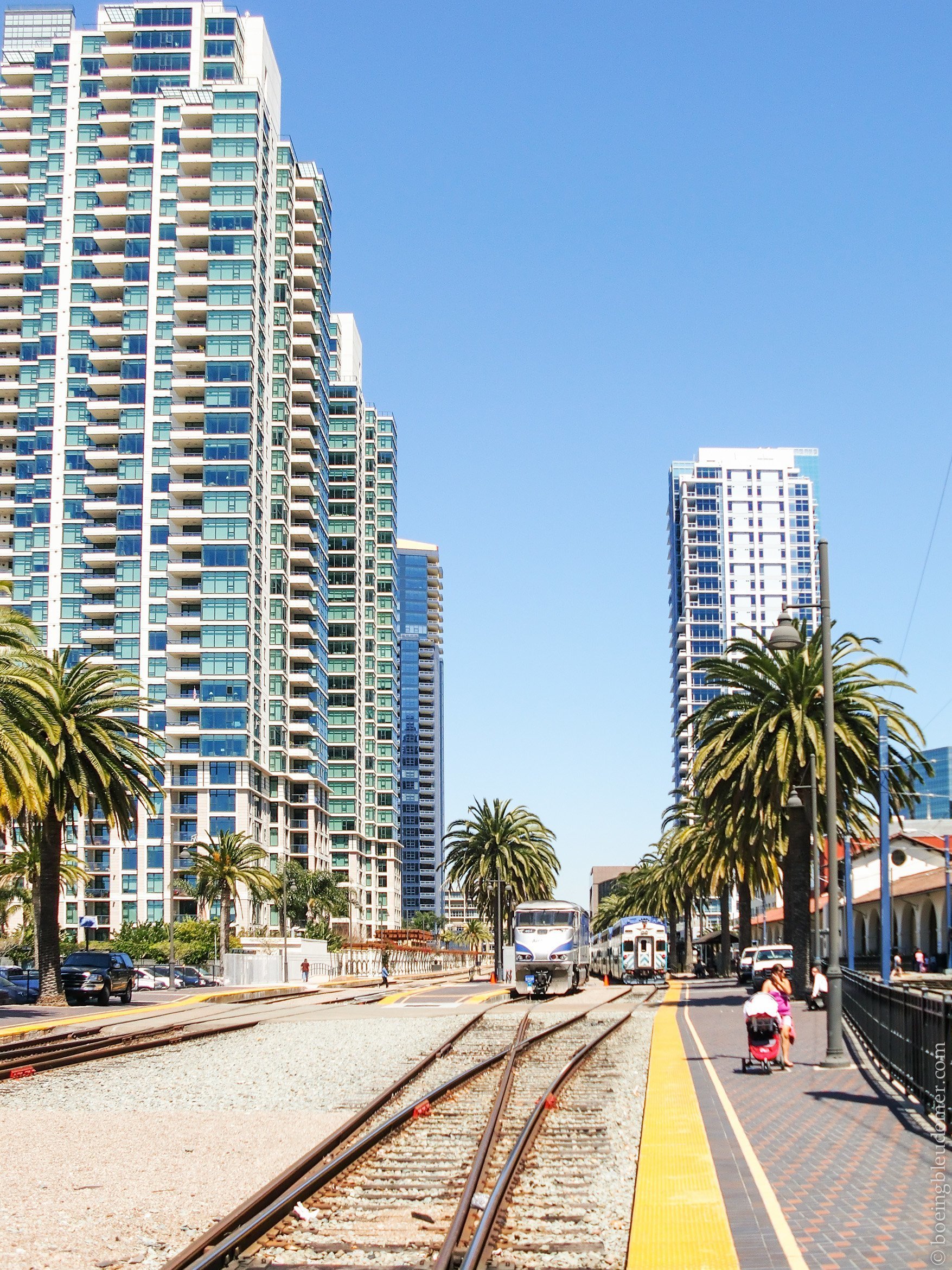 Bâtiments modernes du centre-ville de San Diego