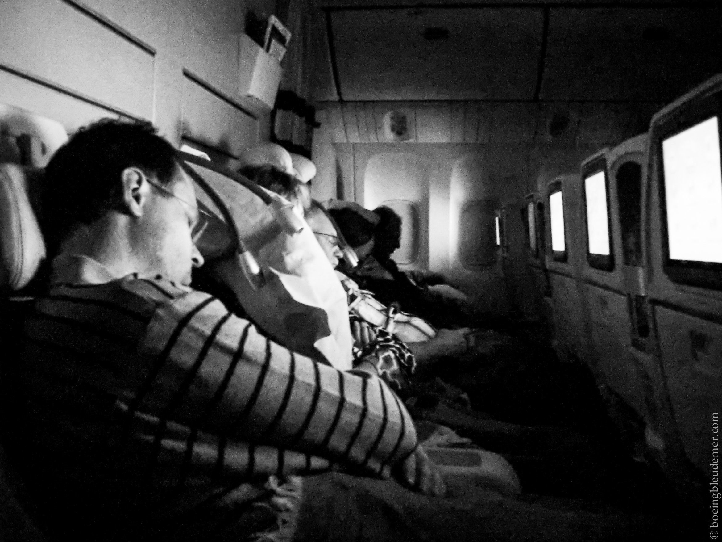 Dormir dans un avion, Air France