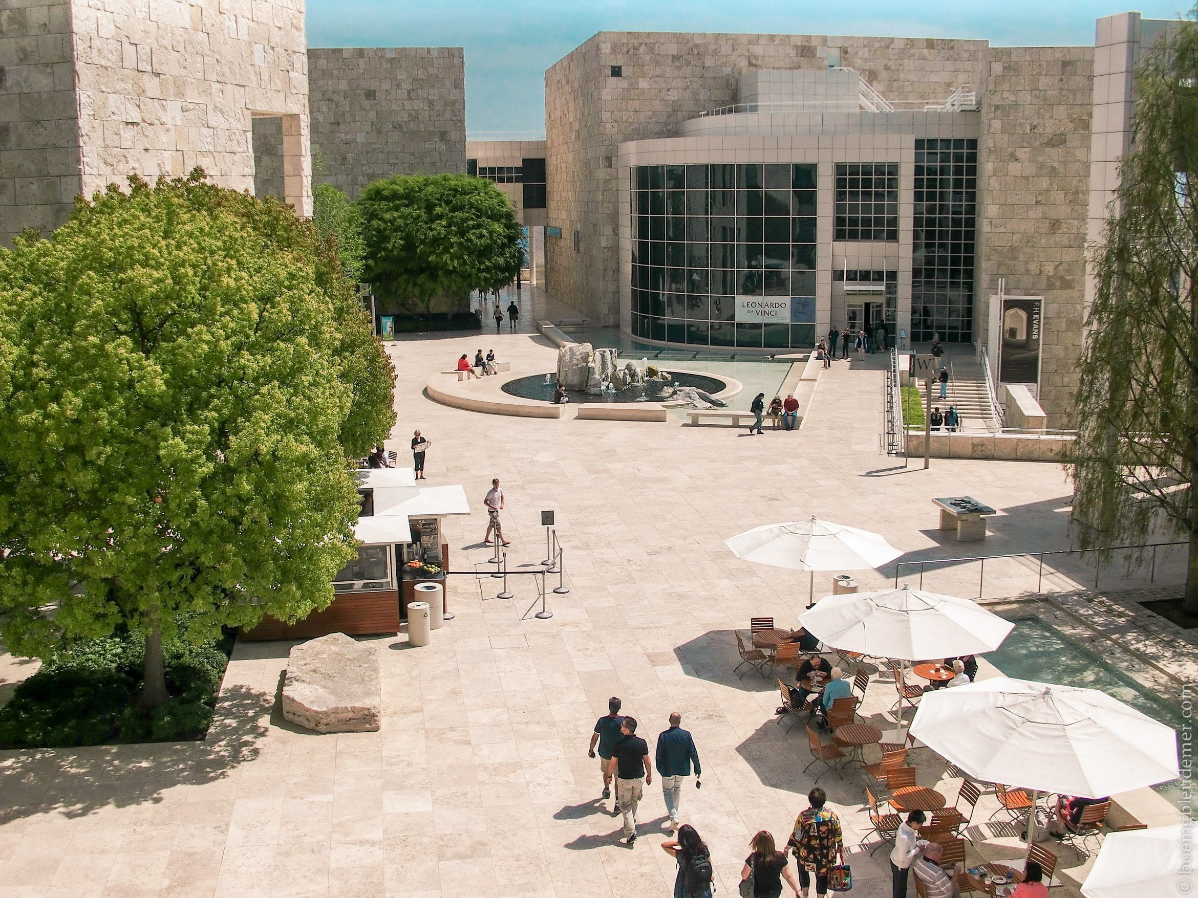 Exterieur musee getty Los Angeles