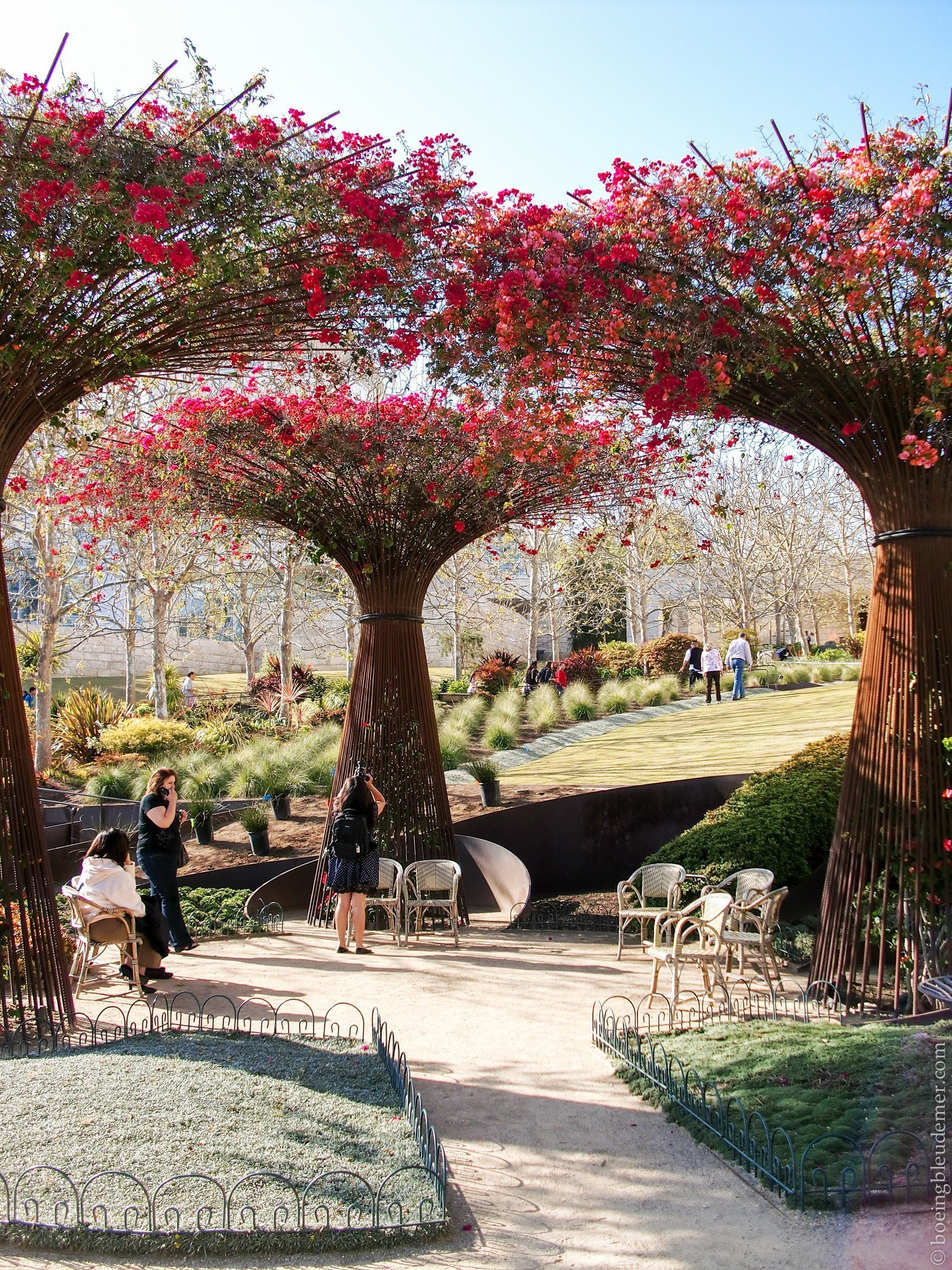 Jardin du musée Getty