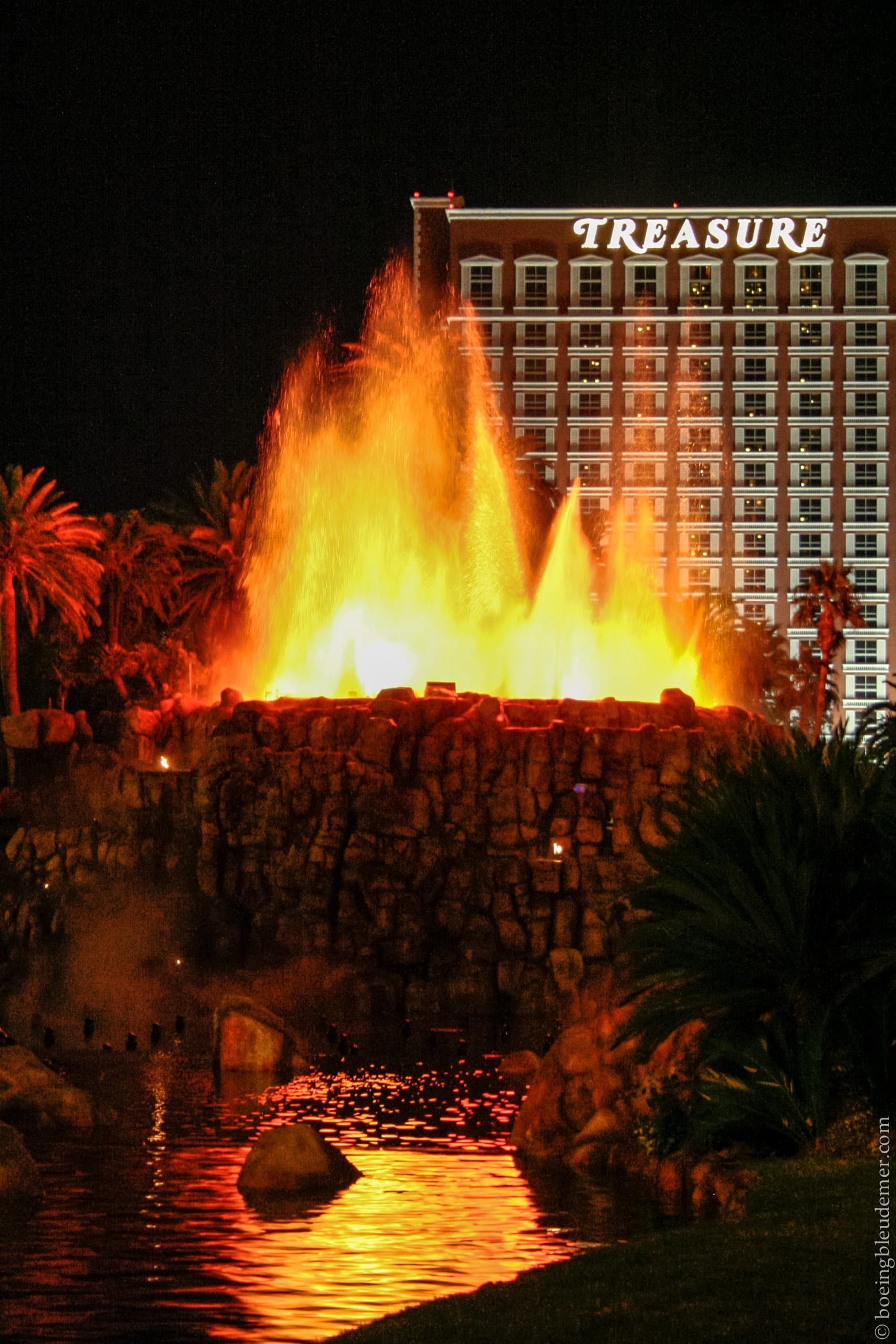 Fontaine de l'hotel Mirage, Las Vegas