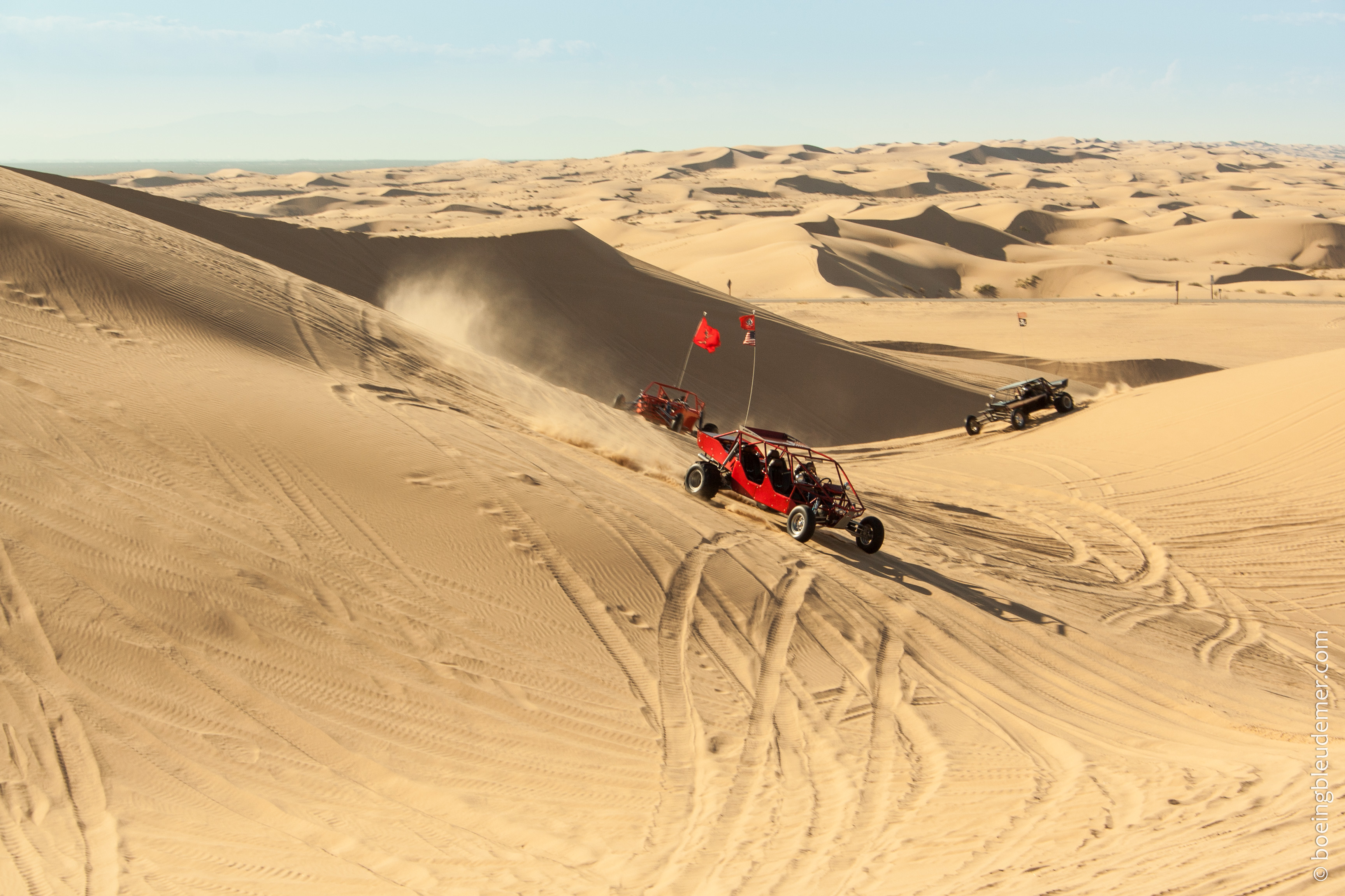 Les dune Algodones, CA dans le désert du Colorado