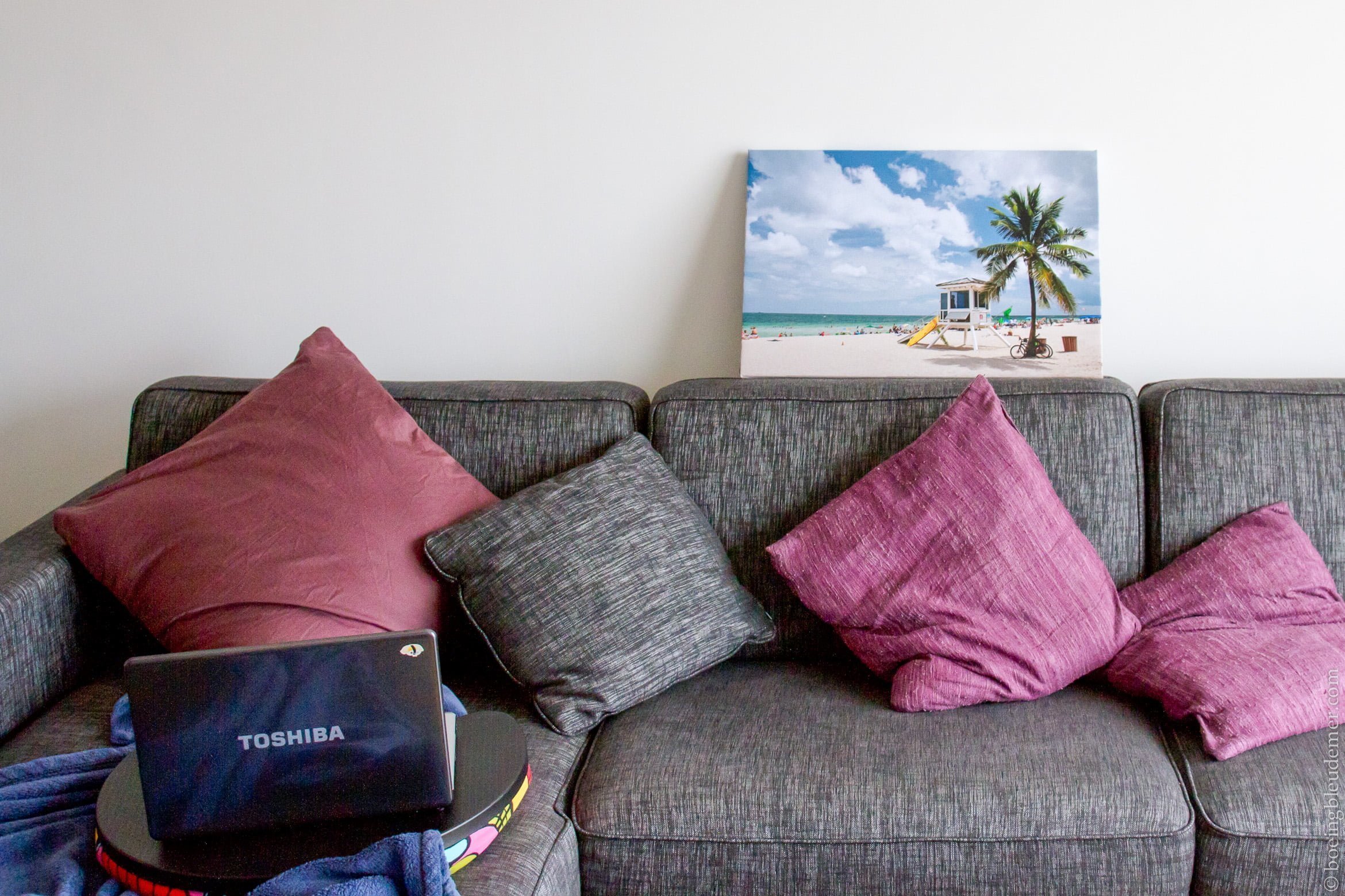 Toile photo avec Bonjour Toile