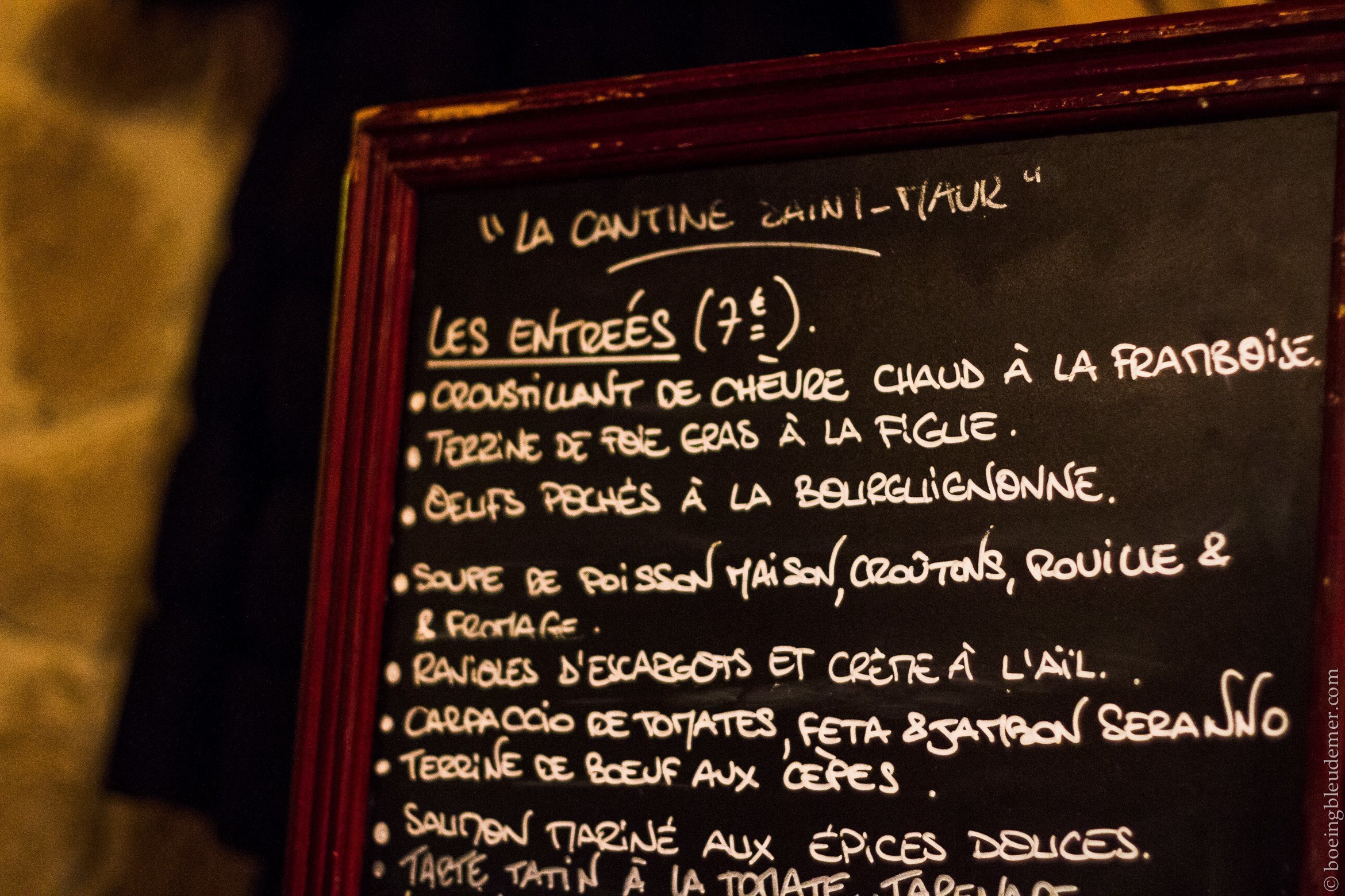 La cantine Saint-Maur