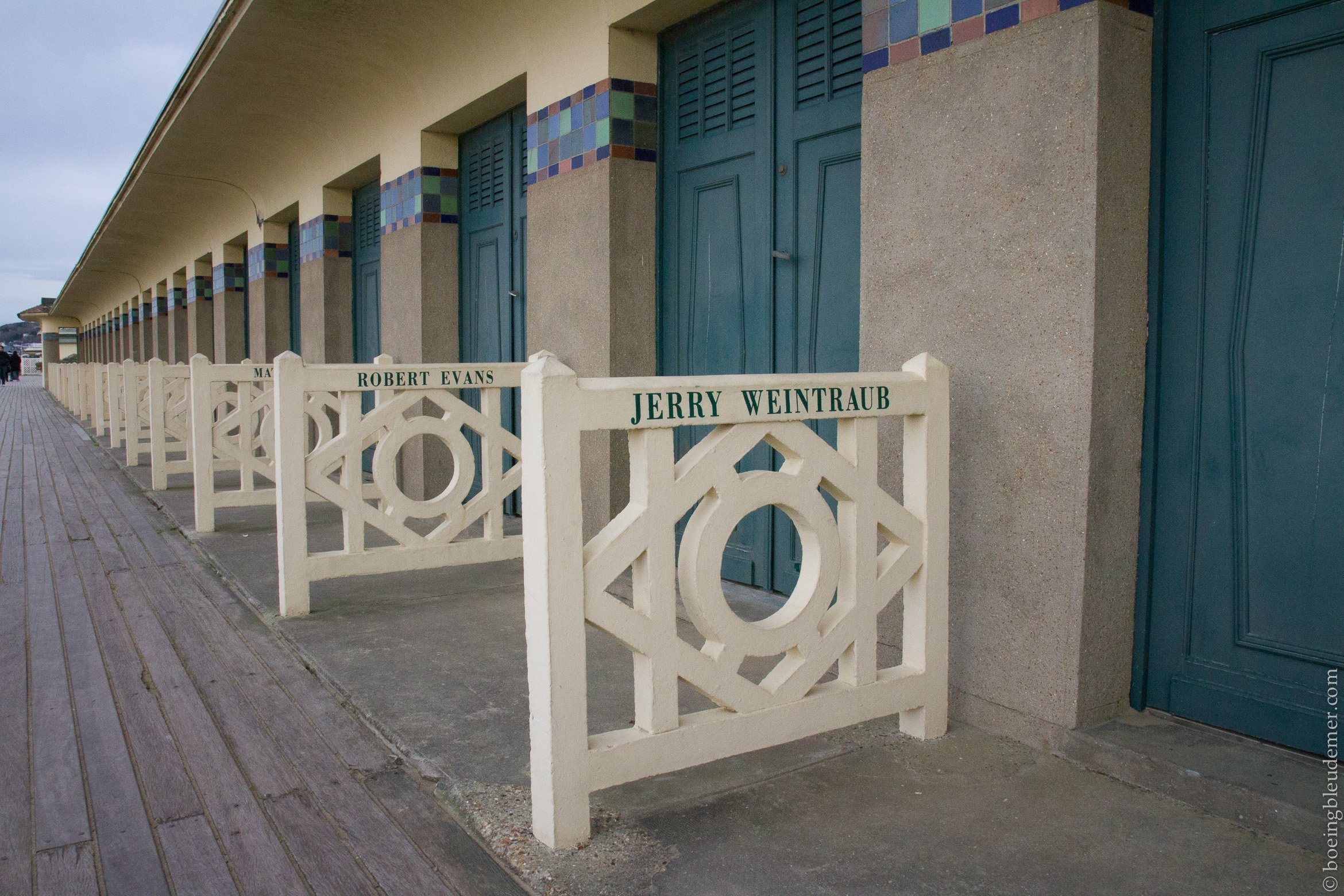 Un weekend à Deauville: les planches