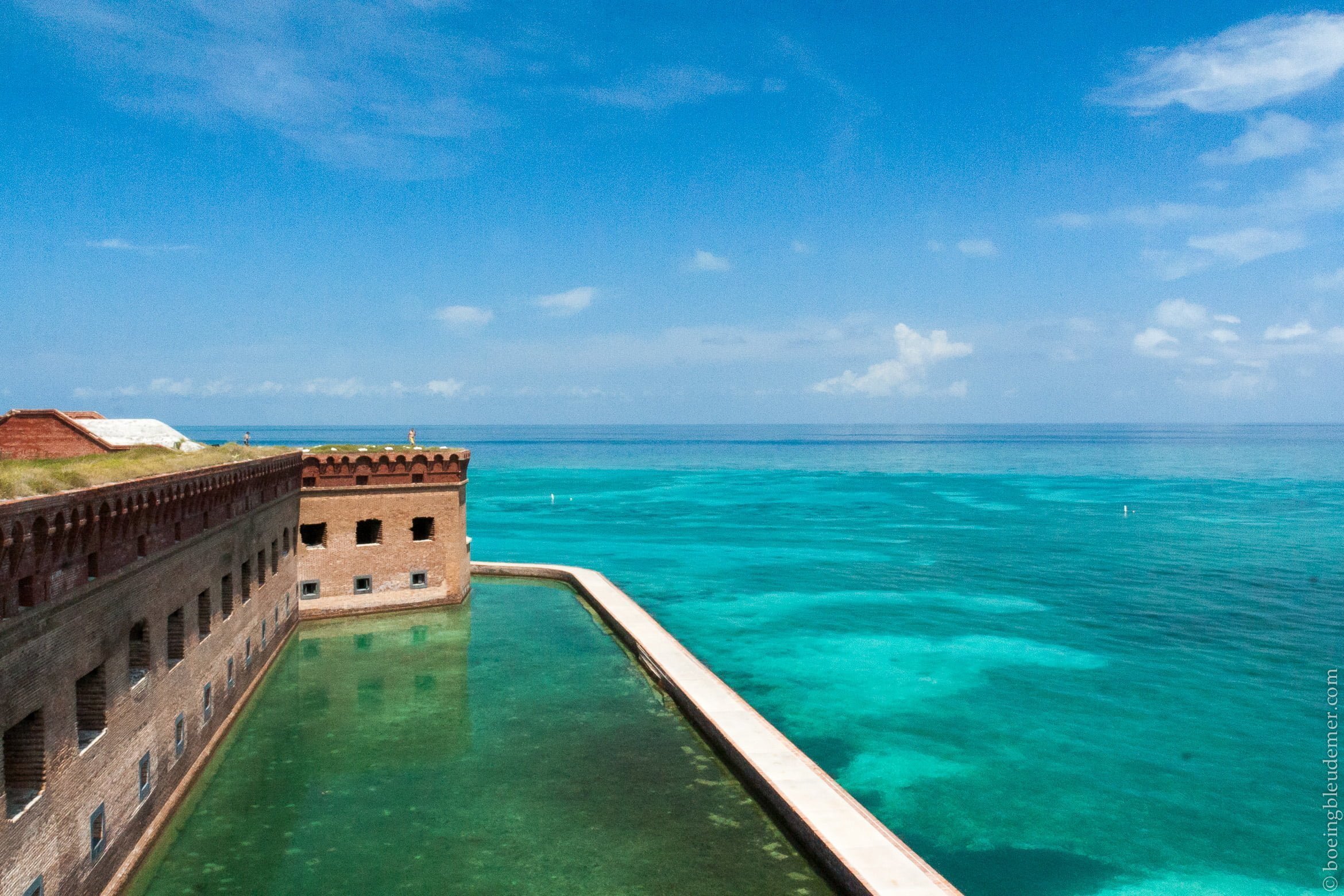 Fort Jefferson's moat
