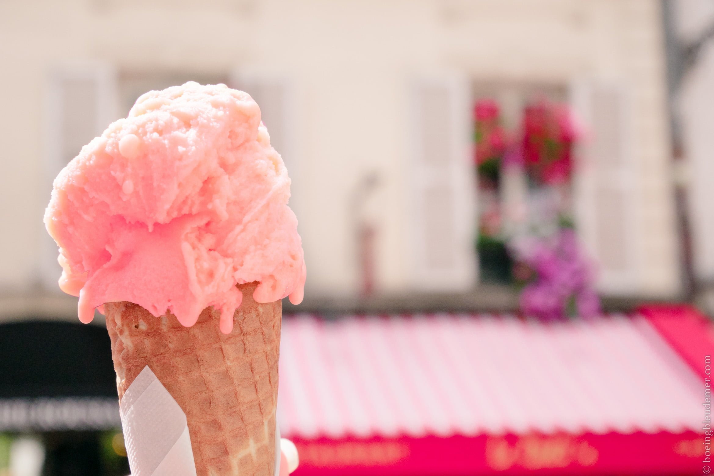 Glace rose