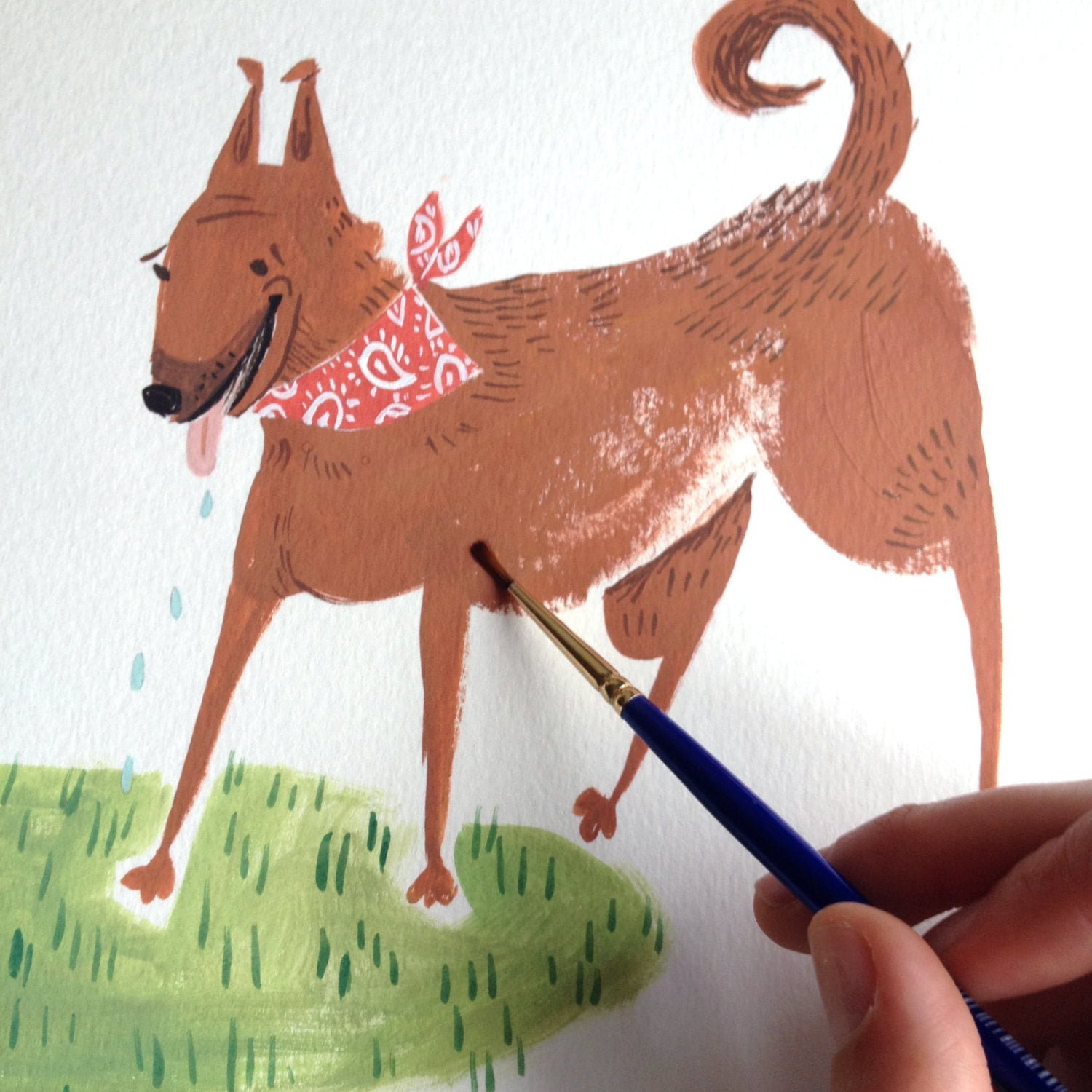 CaitlinBAlexander pet portrait etsy