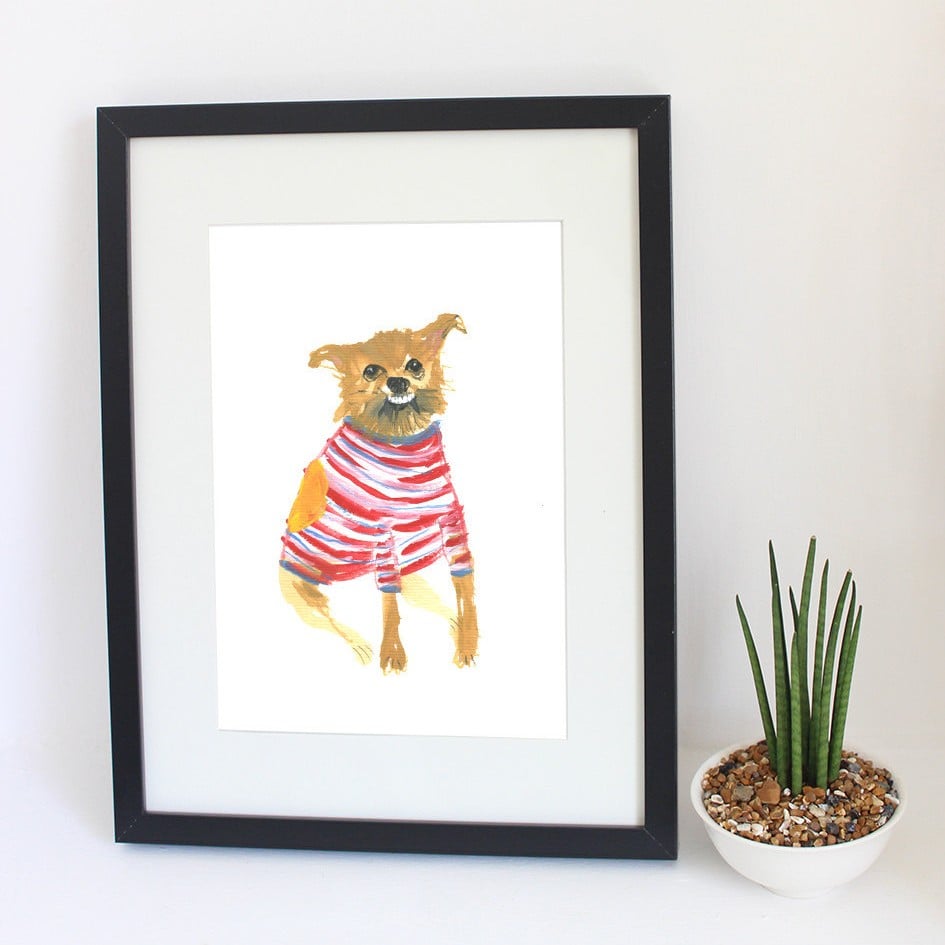 FayeMoorhouse pet portrait on etsy