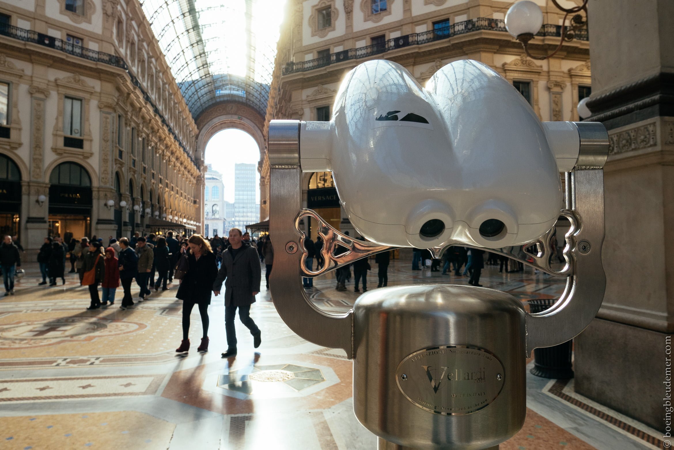 Un Romantic City-break in Milan: Galerie marchande vitrée