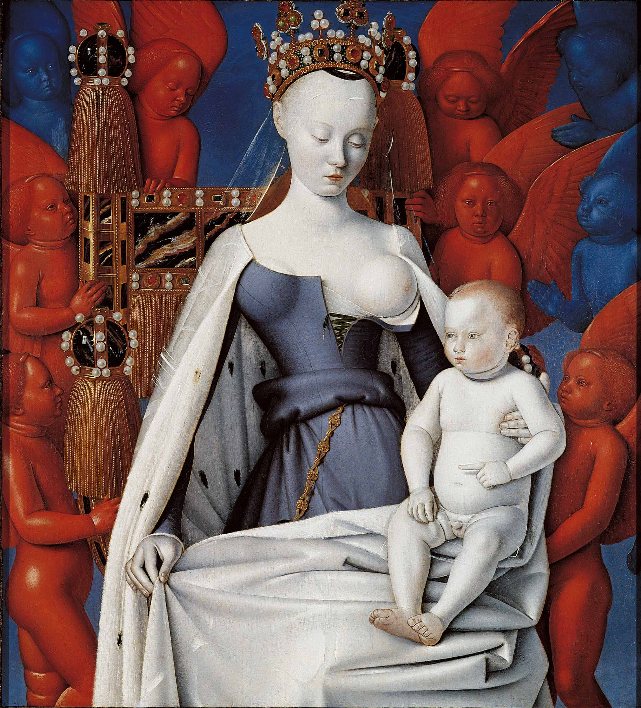 La Vierge et l'Enfant de J. Fouquet