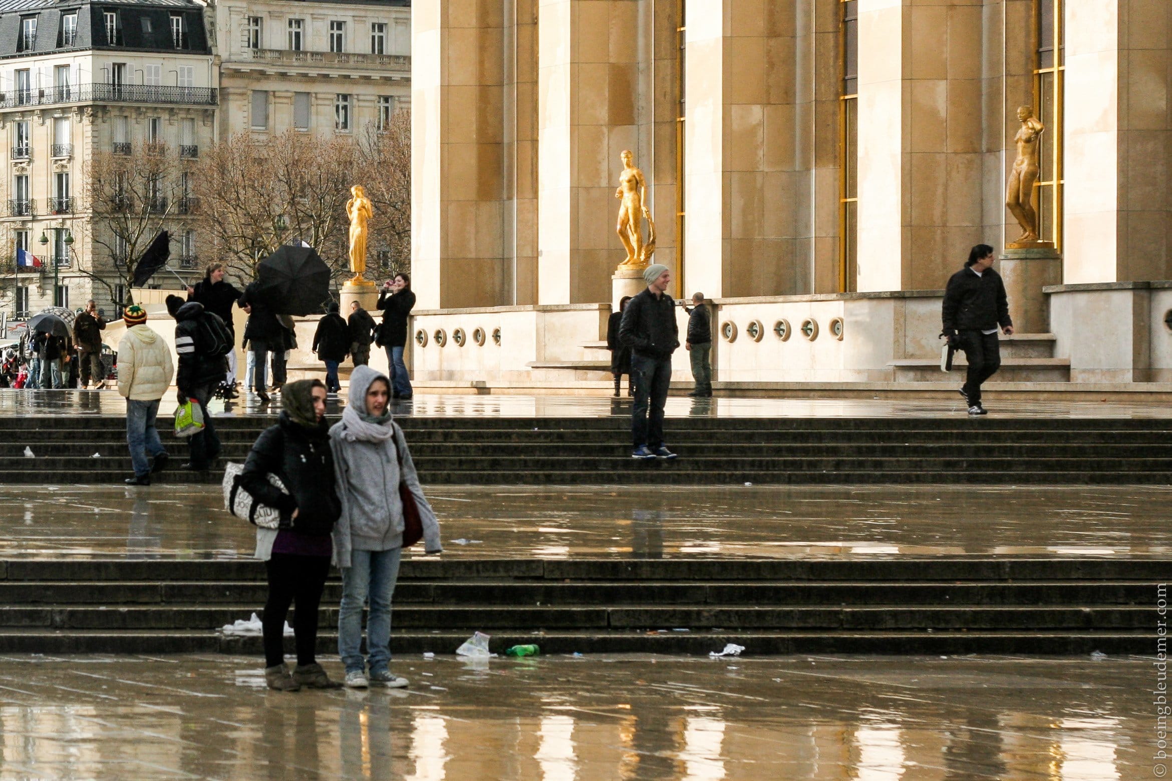 L'après tempête au Trocadéro
