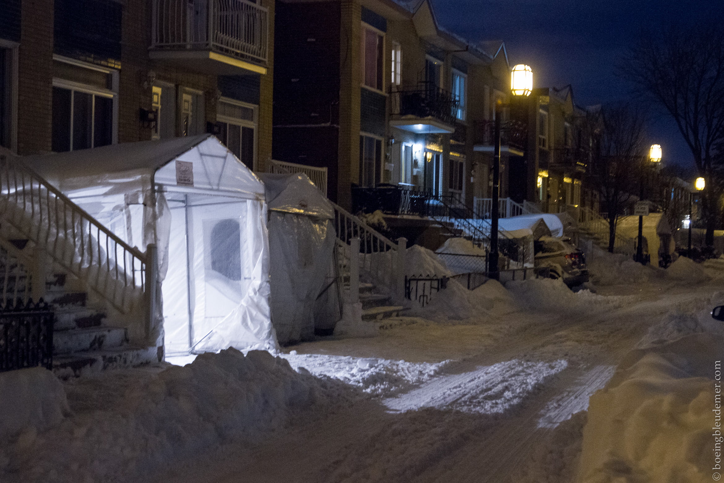 Abri tempo à Montréal