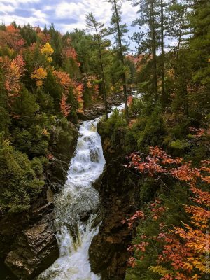 Chutes Dorwin à Rawdon en automne